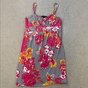 Vintage INC International Concepts Floral Summer Dress, Size MP